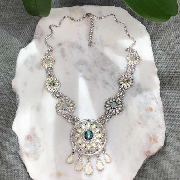 Lucky Brand Jewelry - Lucky Brand Abalone Bib Pendant Necklace
